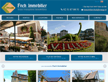 Tablet Screenshot of fochimmobilier.net